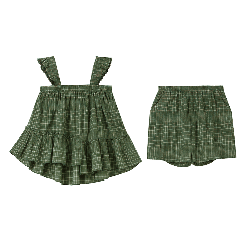 妮狄娅夏纯棉情侣时尚家居服套装