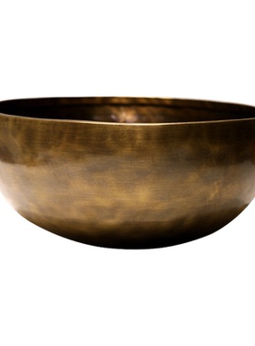 尼泊尔手工能量颂钵西藏颂钵铜制佛音瑜伽静心佛音碗唱歌碗摆件