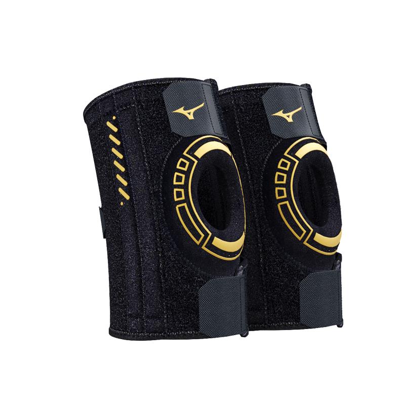 美津浓防滑运动护膝男双弹簧支撑型篮球运动半月板护具女髌骨护套