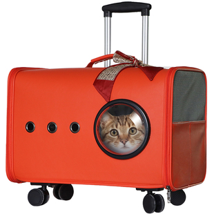 猫太太猫包航空软包便携宠物包进客舱狗狗大空间透气手推车行李箱