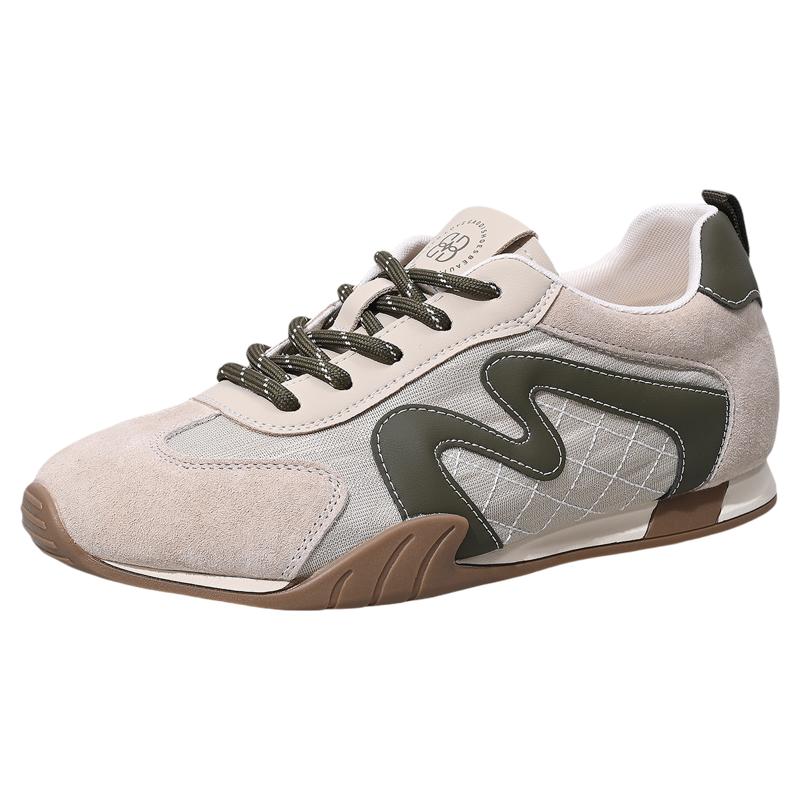 高蒂复古内增高德训鞋女舒适百搭