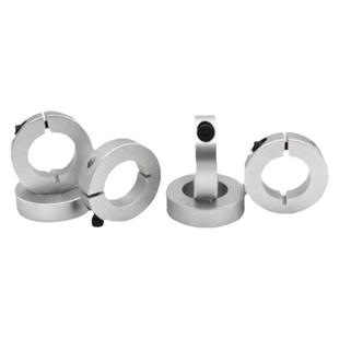 光轴固定环开口型固定环轴承止退环夹轴器SCS锁紧环带螺丝SCSAW型