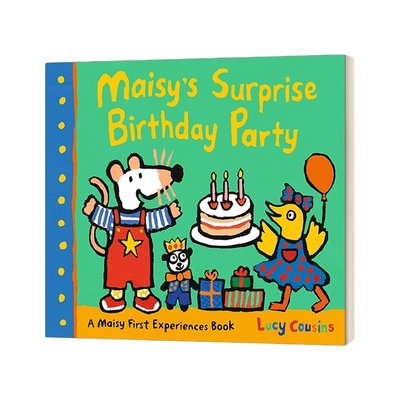 英文原版 Maisy's Surprise Birthday Party 小鼠波波的生日派对 英文版 进口英语原版书籍