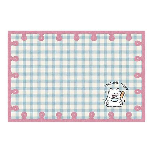 入户门地垫丝圈可裁剪防滑耐脏脚垫家用玄关门口地毯垫子进门卡通