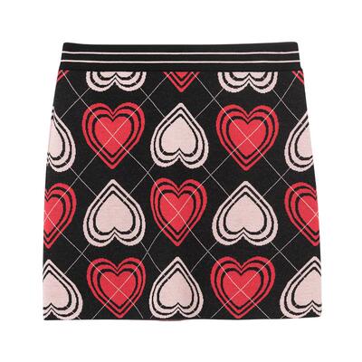 【播奥莱】播100%羊毛半身裙女商场同款短款针织包臀裙BDQ3BD1658