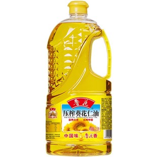 鲁花压榨葵花仁油2.5L精选优质葵花籽浓郁醇香一级压榨烹饪食用油