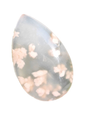 樱花玛瑙毛衣链一物一图无孔吊坠