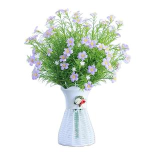 仿真花满天星假花餐桌卧室客厅装饰品摆设花酒柜创意摆件塑料花卉