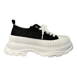 小个子神器+欧货精品松糕厚底鞋帆布鞋女休闲小白鞋增高透气百搭