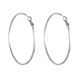 时髦利器~夸张圆圈耳钉新款2024爆款大圆脸适合的耳环方圆脸耳饰