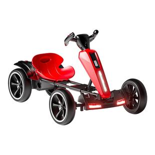 新款儿童折叠卡丁车电动车四轮遥控玩具车可坐人宝宝男女小孩礼物