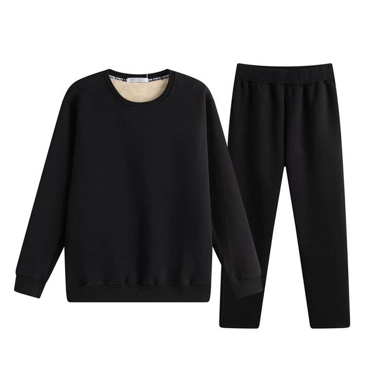 看守所专用套装冬季加绒衣服过冬加厚衣物男女卫衣服刑人员外套