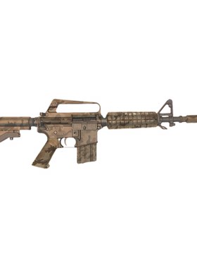文森XM177/COLT 723/M16A1  老学校尼龙模型电动连发ATM空挂回膛