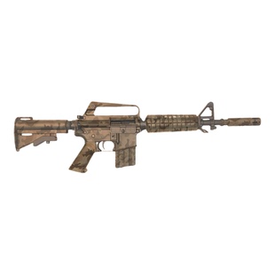 文森XM177/COLT 723/M16A1  老学校尼龙模型电动连发ATM空挂回膛