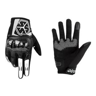 赛羽摩托车骑行秋冬保暖手套MC122机车男女赛车防滑碳纤维可触屏