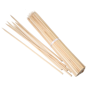 加粗8mm*50cm竹签糖葫芦鸟笼鸽笼烤鱼晾面杆插花杆一次性烧烤商用