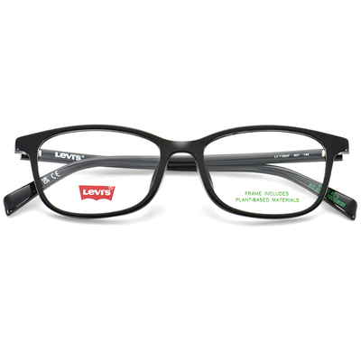 Levis李维斯眼镜架男女方框简约眼镜休闲可配高度数近视镜片7185