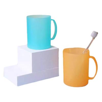 茶花正品漱口杯刷牙杯家用塑料牙缸洗漱杯情侣可爱口杯子刷牙杯子