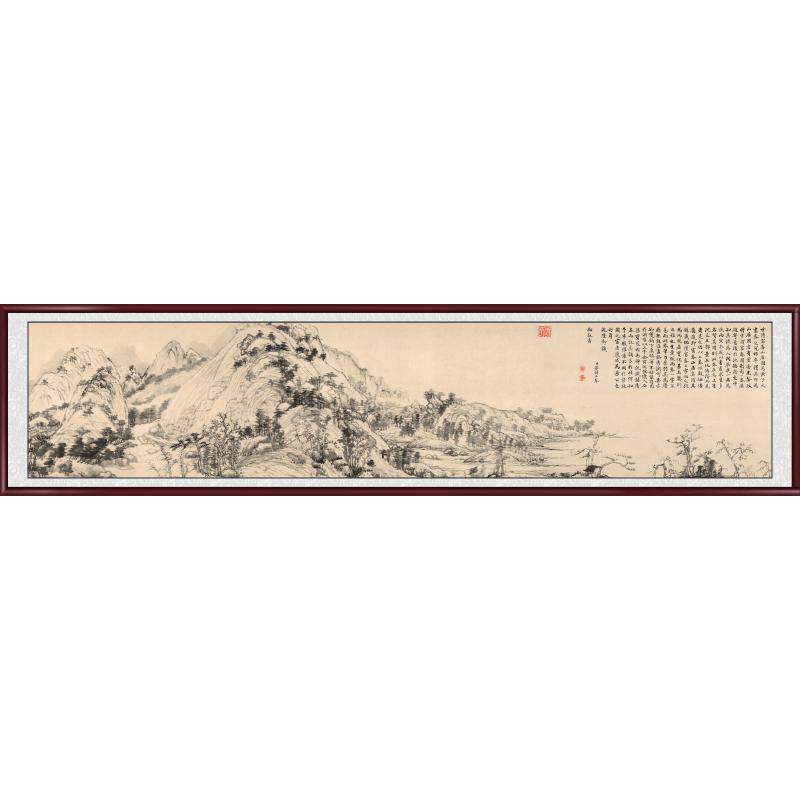 千里江山图客厅装饰画