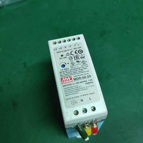 【议价-可维修】 MEAN WELL 开关电源 MDR-60-24 工控备件  /均有