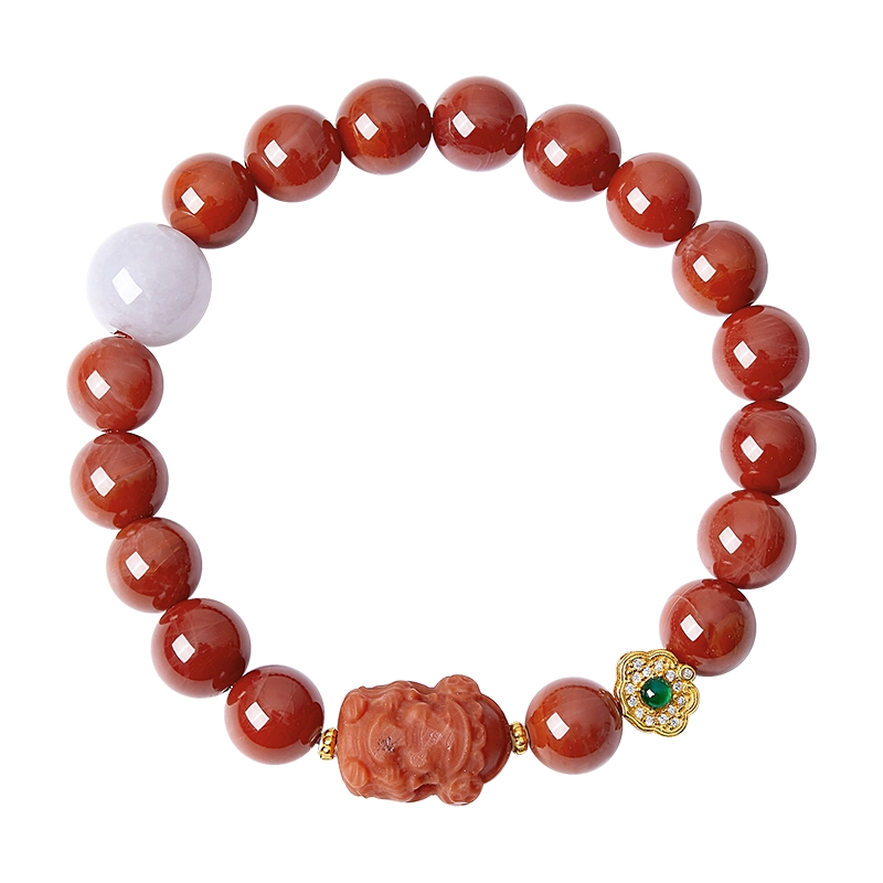 ILCO尤珂「东方藏灵」南红玛瑙手串新中式串珠正品文玩手链男女款