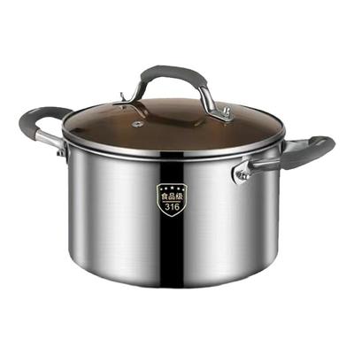 316L无铆钉无涂层不锈钢蒸锅