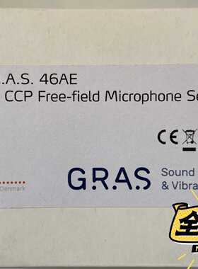 议价原装全新GRAS 46AE 1 / 2“高性能自由场麦克风 议价