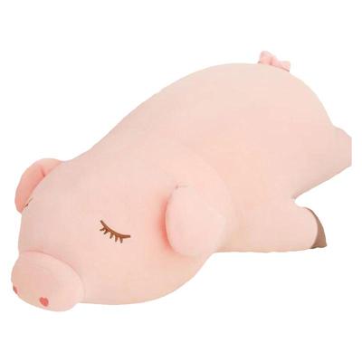 可爱小猪毛绒玩具睡觉长条抱枕公仔超软猪玩偶男女生款娃娃礼物熊