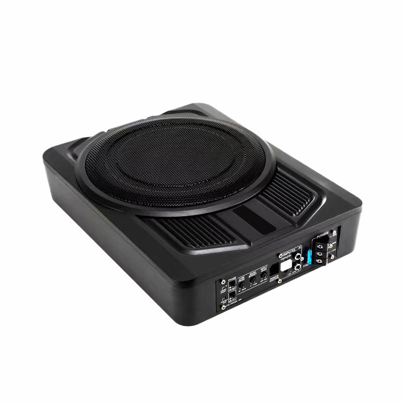 超薄车载音响低音炮12v24v超重低音汽车音响改装专用有源座位下