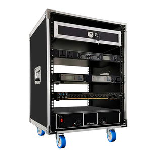 专业功放机箱航空机柜铝包边机架音响机柜调音台机柜16U12U航空箱