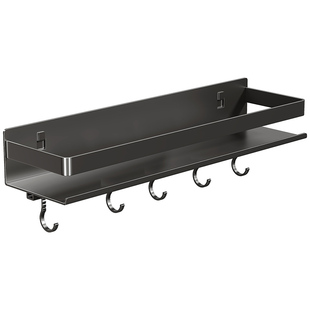 厨房置物架加宽承重免打孔调味料架墙壁挂多功能调料品挂钩收纳架