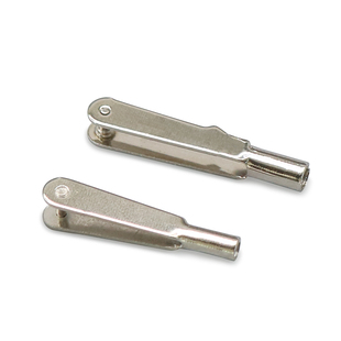 金属夹头M3 M2 舵机拉杆连接 遥控飞机模型固定翼 航模配件铁夹头