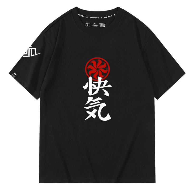 休闲宽松纯棉情侣短袖