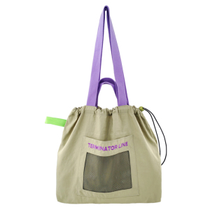 花间公主原创晨昏线系列时尚撞色单肩包轻便出行手提包休闲旅游包