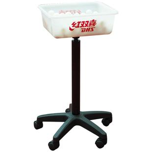 红双喜官方旗舰店 乒乓球集球盒带脚轮可移动可升降式兵乓球收纳