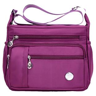 女大包多层单肩包斜挎包轻便布包背包尼龙女包帆布大容量妈妈包包