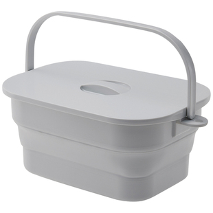 日本进口折叠洗衣盆带搓衣板大容量脸盆洗菜盆户外旅行宝宝洗澡盆