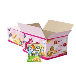 添乐卡通王小马宝莉鲜切薯条原味蜂蜜黄油儿童零食食玩礼盒赠卡片