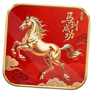 2026马年新款紫气东来马到成功摆件客厅玄关卧室店铺吉祥金属摆放