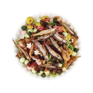 花枝鼠仓鼠粮金丝熊零食训练磨牙饼干小鱼虾馒头果蔬面包虫奶酪