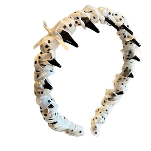 儿童发箍波点高端2025新款不勒头带齿头箍百搭头饰小女孩气质发饰