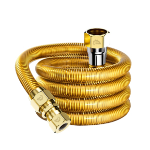 316不锈钢波纹管燃气管天然气专用管子防爆煤气软管燃气灶金属管