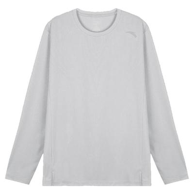 安踏速干衣长袖男跑步运动上衣