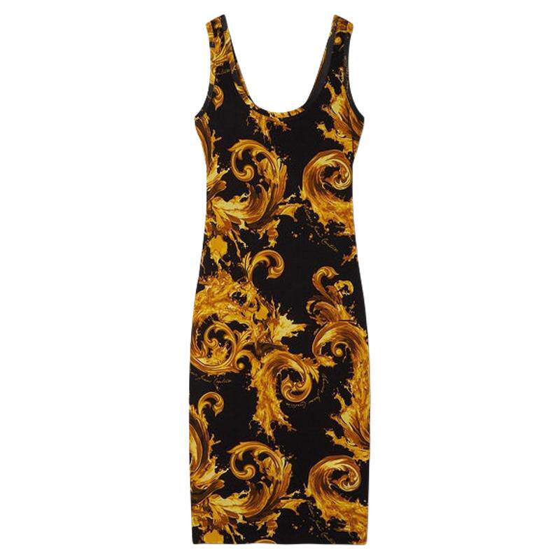 【季末优惠】VERSACE JEANS COUTURE 女士印花迷笛连衣裙