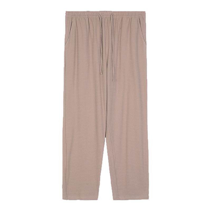 睡裤可外穿家居服棉质长裤IVU男