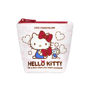 正版带标 三丽鸥可爱零钱小包女孩hellokitty收纳耳机包儿童钱包