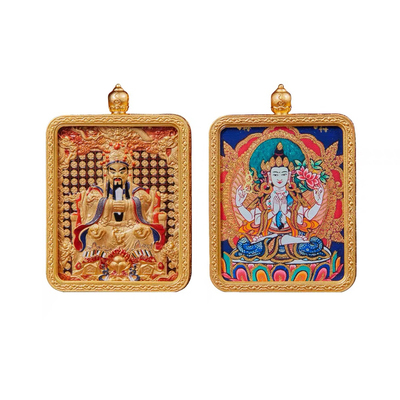 正宗五爷唐卡本命佛十二生肖手绘