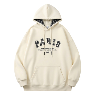 连帽卫衣男孩春秋季新款初中学生宽松上衣服长袖t恤打底衫男装士