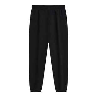 特步针织长裤女2024年新款冬季休闲女装百搭运动裤976428630206