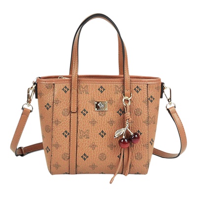 稻草人新款马年印花百搭托特包